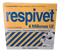 Comprar Respivet 6 Millones Bovinos, Equinos, Caprinos, Porcinos
