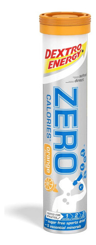 Hidratacion Running Dextro Energy Zero Tabletas 80g Orange Color Multicolor