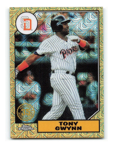 Refractor Mojo T87c-36 De La Serie 1 Topps Chrome Silver Pac