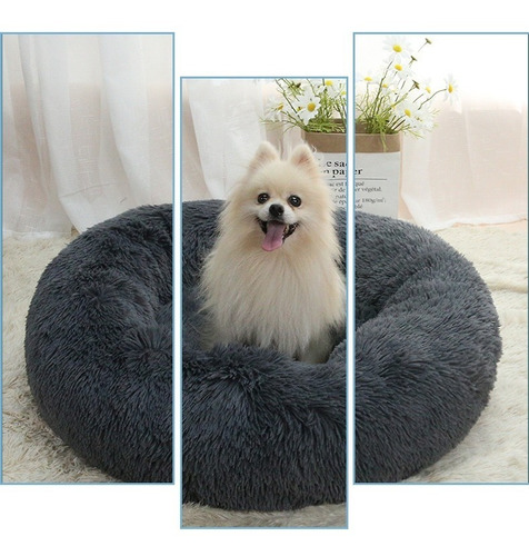 Imagen 7 de 10 de Cama De Mascotas Para Gatos Y Perros - Forma Redonda
