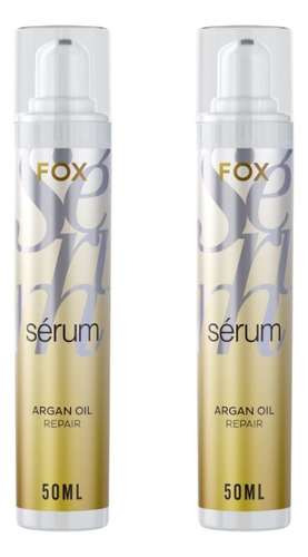 Combo Sérum Argan Oil Repair 2x50ml Óleo Reparador Atacado