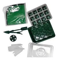 Comprar Bandeja De Inicio De La Bandeja De Inicio De Planta Con Azul