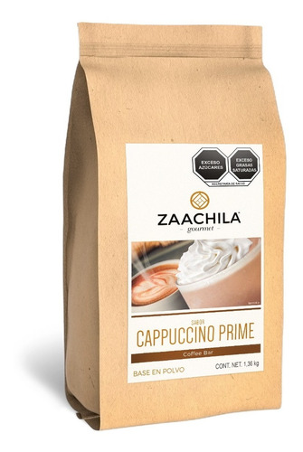 Zaachila Gourmet Capuccino Prime Base Frappe / Caliente 1.36