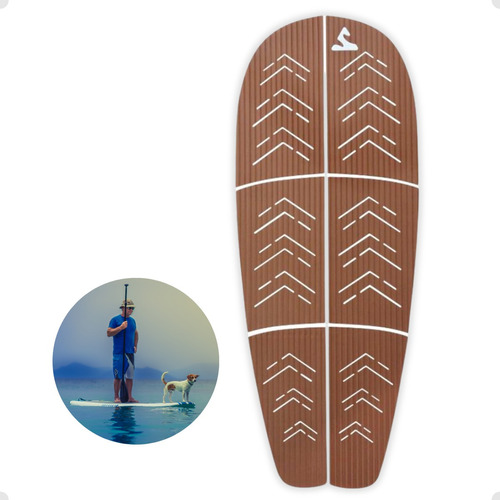 Deck Antiderrapante Stand Up Paddle Sup 6 Partes Deck Surf