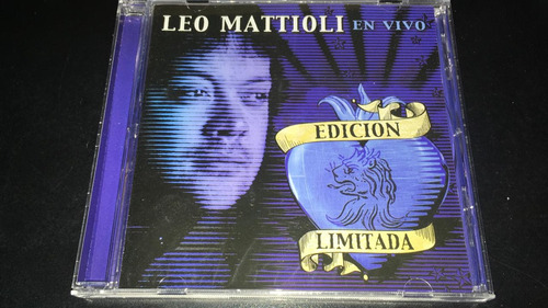Leo Mattioli En Vivo Edicion Limitada Cd Nuevo Original 