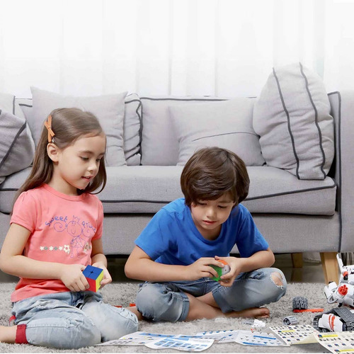 Imagen 9 de 9 de Cubos Rubik Qiyi 2x2 3x3 4x4 5x5 Stickerless Paquete 4