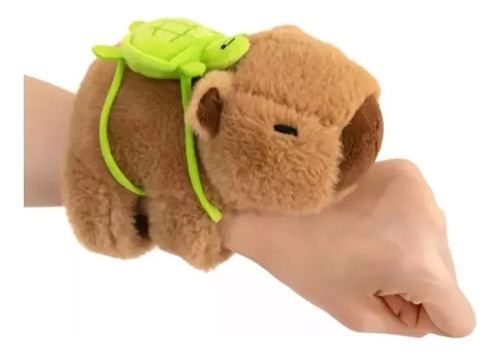 Pulsera De Peluche Con Forma De Tortuga Y Capibara, 18 X 9 C