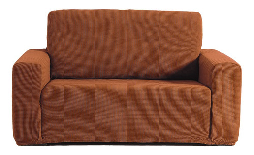 Cubre Sillon Loveseat Niza Siena Elastico Stretch Color Naranja oscuro