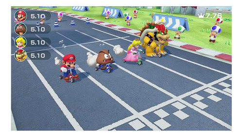 Pacote Super Mario Party + Joy-con vermelho e azul