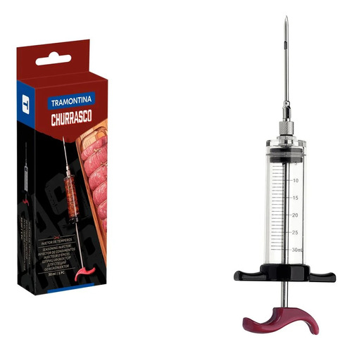 Inyector de Jeringa para Carne Mixto de Acero Inoxidable Tramontina
