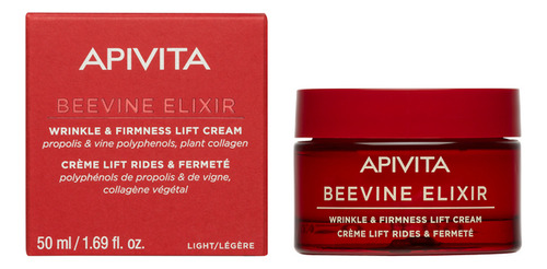 Crema Lift Arrugas Firmeza - Ligera Beevine Elixir Apivita Momento De Aplicación Día Tipo De Piel Madura