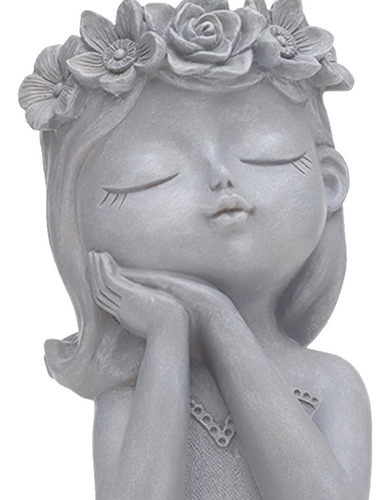 Cara Flor Maceta Resina Maceta Maceta Chica Busto Estilo B