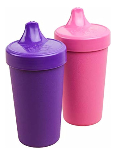 Re Play Made In Usa 2pk Toddler Feeding No Spill Sippy Cups 