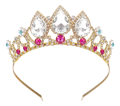 Tiaras Bling Bling Princess Crown Para Niñas, Modelo Catwalk