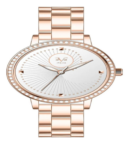 Reloj De Mujer V1969-1121-19 Italia Oro Rosa