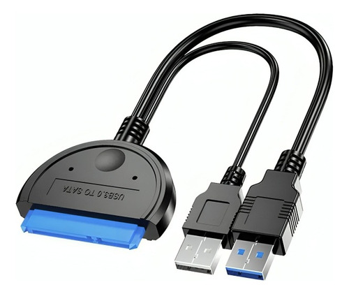 Adaptador Doble Usb 3.0 Disco Duro Ssd Sata 2.5. 