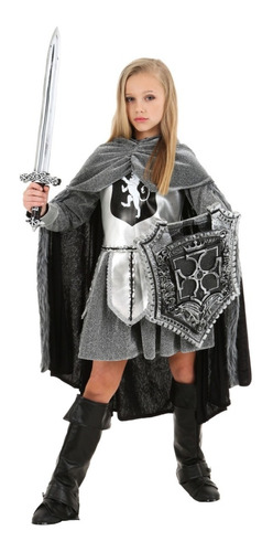 Disfraz Caballero Guerrera Medieval Renacimiento Para Niñas