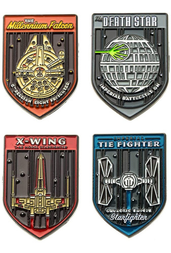 Star Wars Jewelry - Juego De Pines De Solapa De Metal Unisex