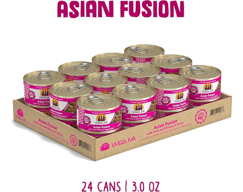 Alimento Para Gato Weruva Carne Roja De Atun 24pzs