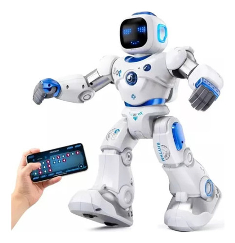 Robô Inteligente Interativo Ruko Programável Controle De Voz Cor Branco