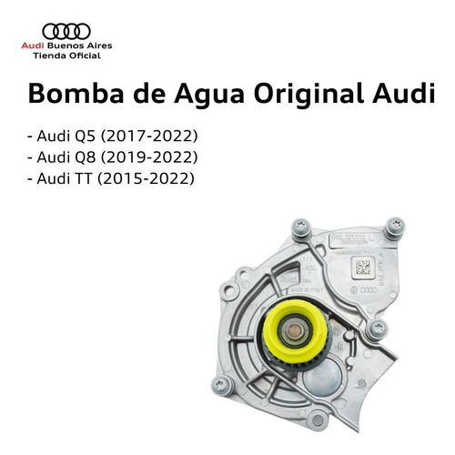 Imagen 3 de 9 de Bomba De Agua Audi Q5 2017 Al 2021