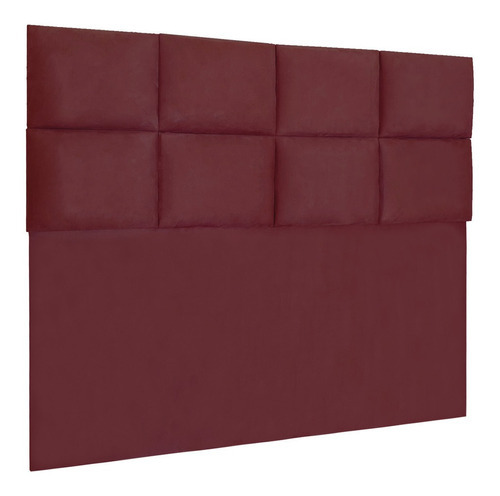 Cabeceira Modulada King 1,95m Lorena Suede Marsala