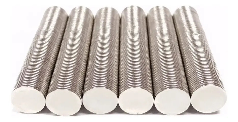 20pcs. Ímã de Neodímio 12x1mm N52 Super Forte Pastilha 6