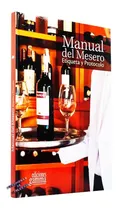 Comprar Libro Manual Del Mesero (hoteles,restaurantes)