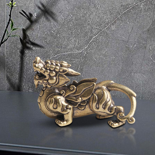 Figuritas De Estatua De De Latón Feng Shui, Adorno De Cobre