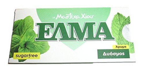 Chicle - Chios Elma Mastic Gum Spearmint Sabor 10 Piezas 14g