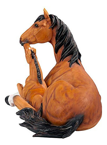 Estatua De Potro Y Yegua De Caballo Al307690 Madre E Hi...