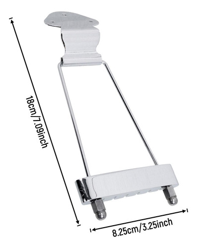 Accesorios De Guitarra Hueca Semi Hueca Cromo