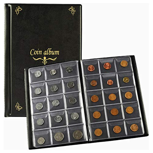 Estuche De Moneda Ettonsun Álbum De Colección De Monedas D