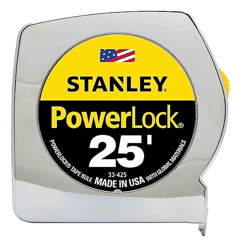 33425 Powerlock Ii Regla Retorno Potencia Pulgada X 25 Pies