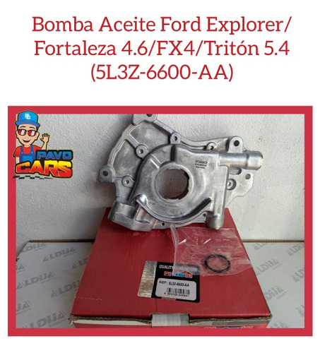 Bomba Aceite Ford Explorer/fortaleza 4.6/fx4/tritón 5.4