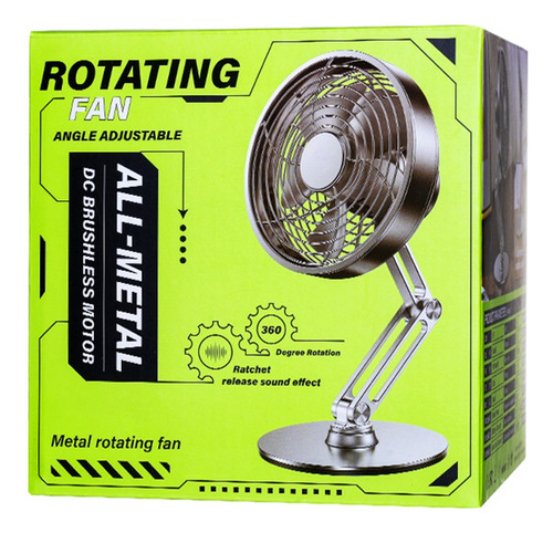 Ventilador De Metal Con Vibración, Ventilador De Escritorio