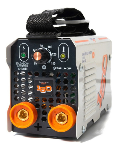 Soldadora Inverter Mma Electrodo 150 Amp Salkor Ieh1500 Color Blanco Frecuencia 50