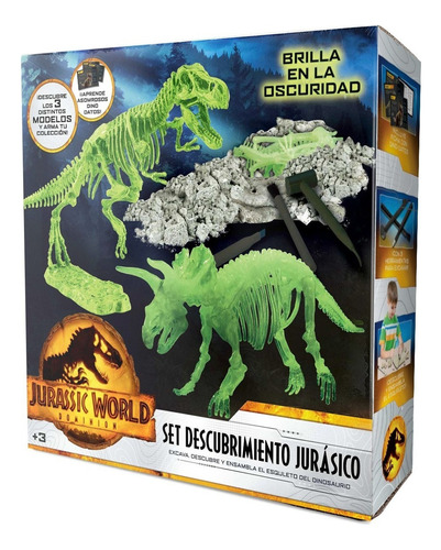 Set Descubrimiento Esqueleto Dinosaurio Para Armar Jurassic