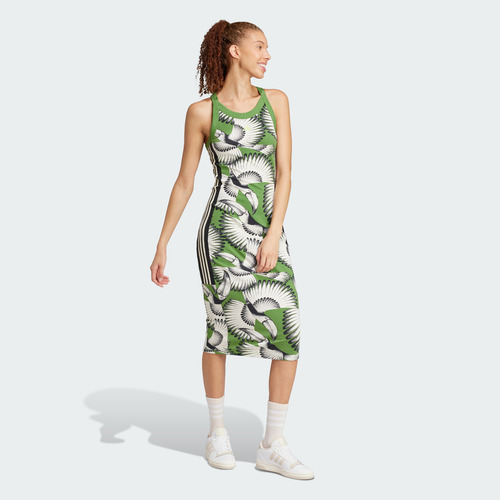 Vestido adidas Entrenamiento X Farm Mujer Blanco Jd6314