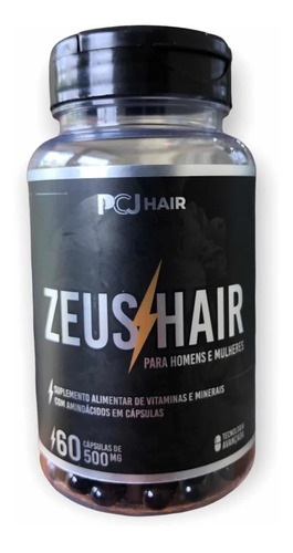 Zeus Hair Multivitamínico Para Cabelos De Homens E Mulheres