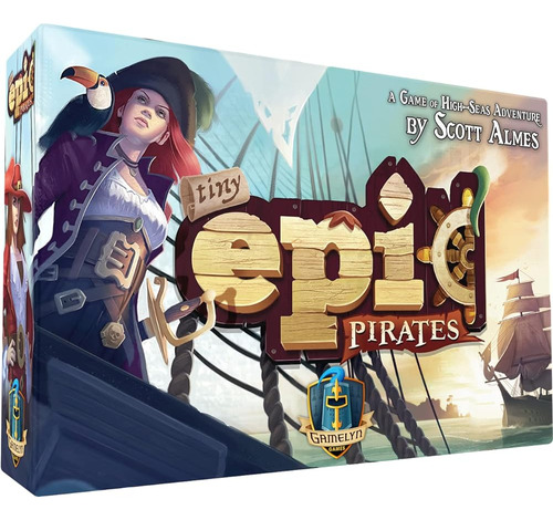 Gamelyn Tiny Epic Pirate Board Game - Notorious Pirate Ship 