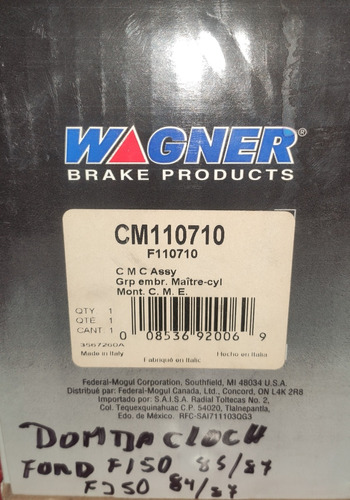 Bomba Clutch Ford F150 F350 84-91 Bronco