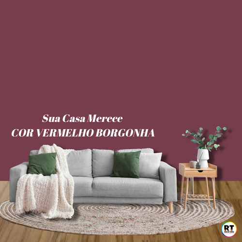 Tinta Vermelho Borgonha Emborrachada Contra Infiltração 16l