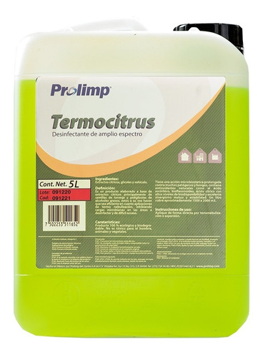 Termocitrus. Desinfectante Orgánico Para Termonebulización