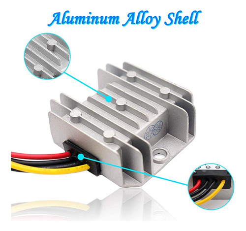 L Convertidor De 24 V A 12 V, Convertidor De Voltaje 5 A 60