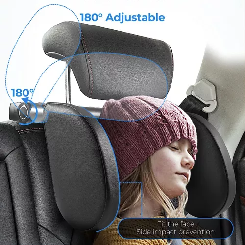 Almohada para reposacabezas de asiento de coche para niños y adultos