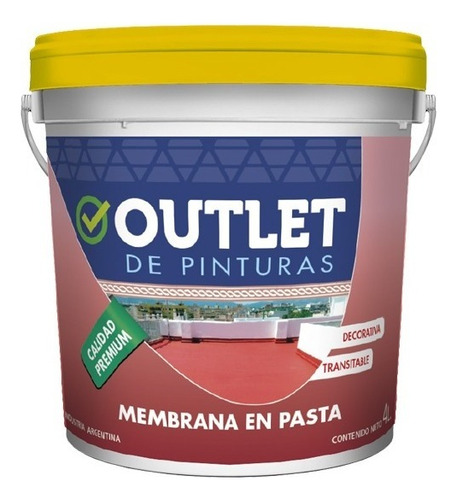 Membrana En Pasta Elastomerica Liquida X 4 Kg Color Verde