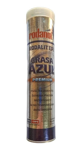 Grasa Azul Premium Alta Presión Y Temperatura 400g Rodanold