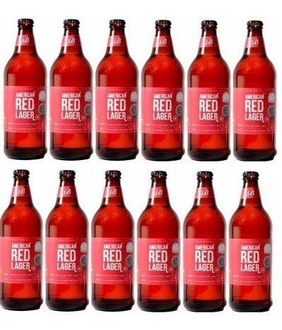 Cerveja Bruder Red Lager - Cx 12 Garrafas (artesanal) 600 Ml