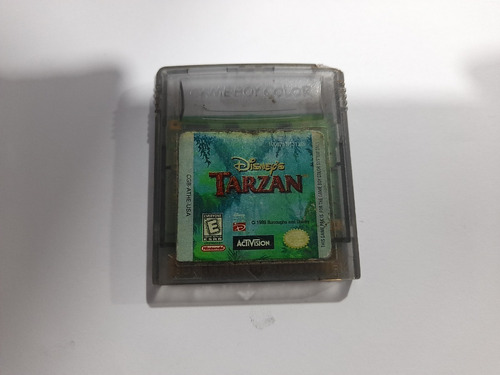 Tarzan Para Nintendo Game Boy Color Portada Impresa